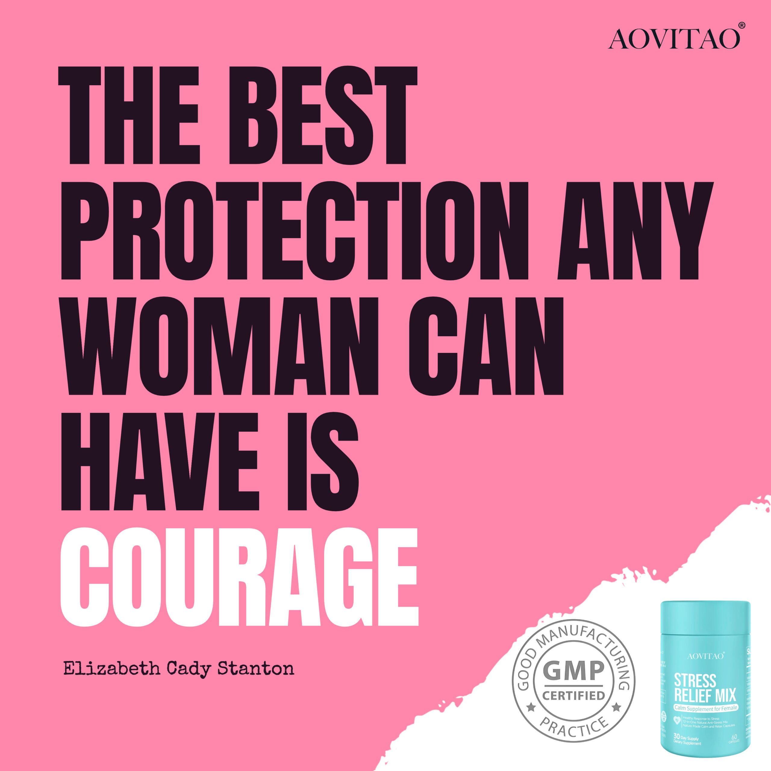 Ashwagandha For Women Supplement With L-Theanine Magnesium, Stress Relief, Focus And Relaxation Support Anxiery Pill - Image 3