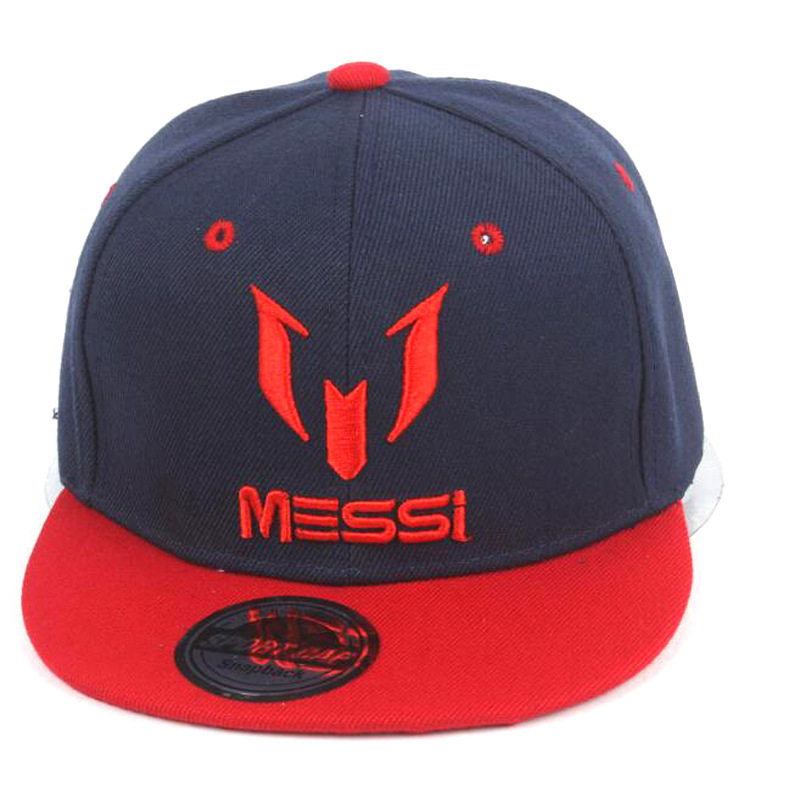 Children's Embroidery Baseball Hat Flat Brim Hip Hop - Image 4