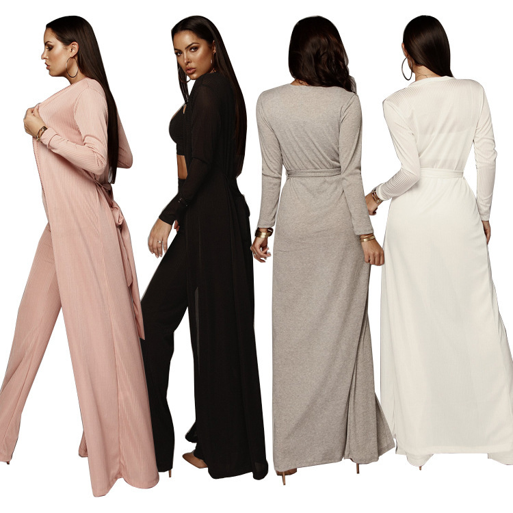 Sexy Pit Elastic Commuter Temperament Three-Piece Set - Image 5