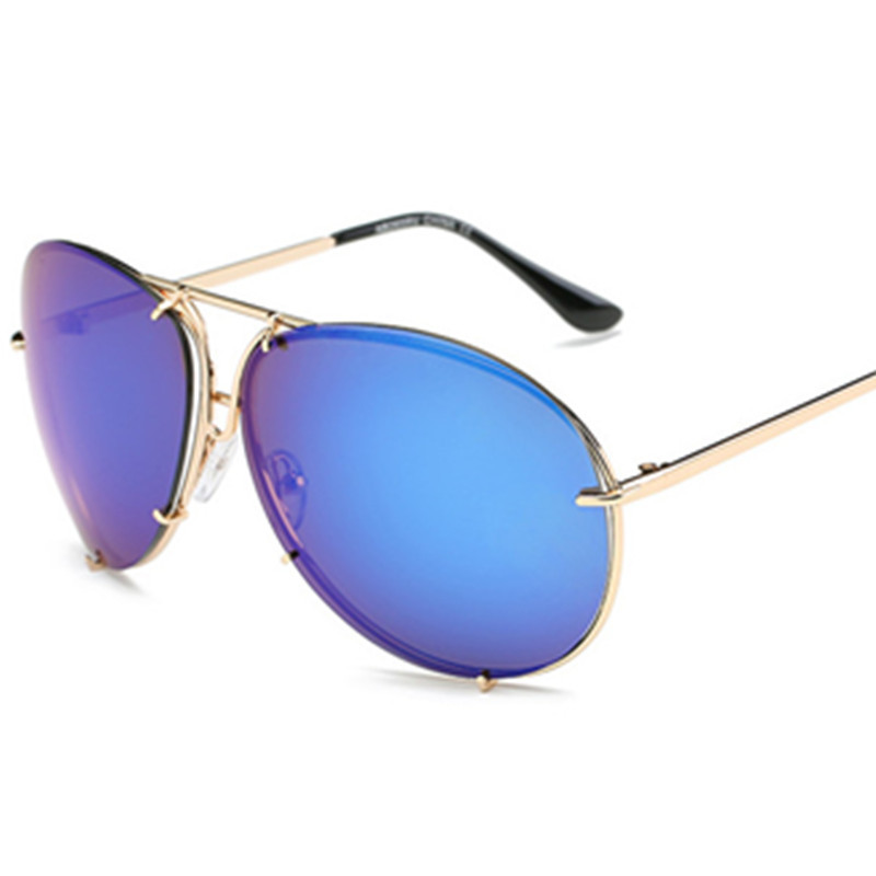 Color Film Sunglasses For Men And Women Big Frame Sunglasses - Image 6