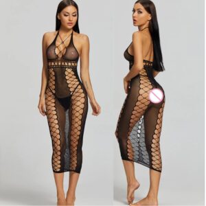 Sexy Lingerie Erotic Hot Women Bodystocking Bodysuits Crotch Tights Transparent Body Stockings Sex Clothes Mesh Underwear