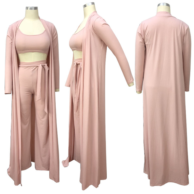 Sexy Pit Elastic Commuter Temperament Three-Piece Set - Image 4