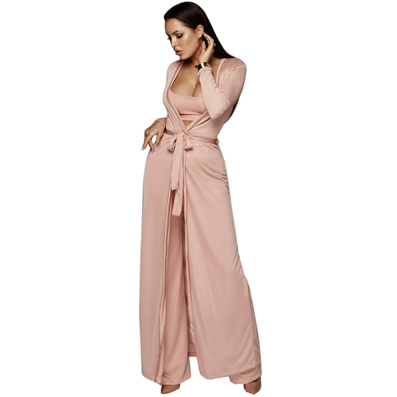 Sexy Pit Elastic Commuter Temperament Three-Piece Set - Image 6