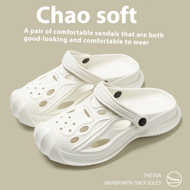 Outdoor New Non-slip Color Matching Slippers For Men - Image 2