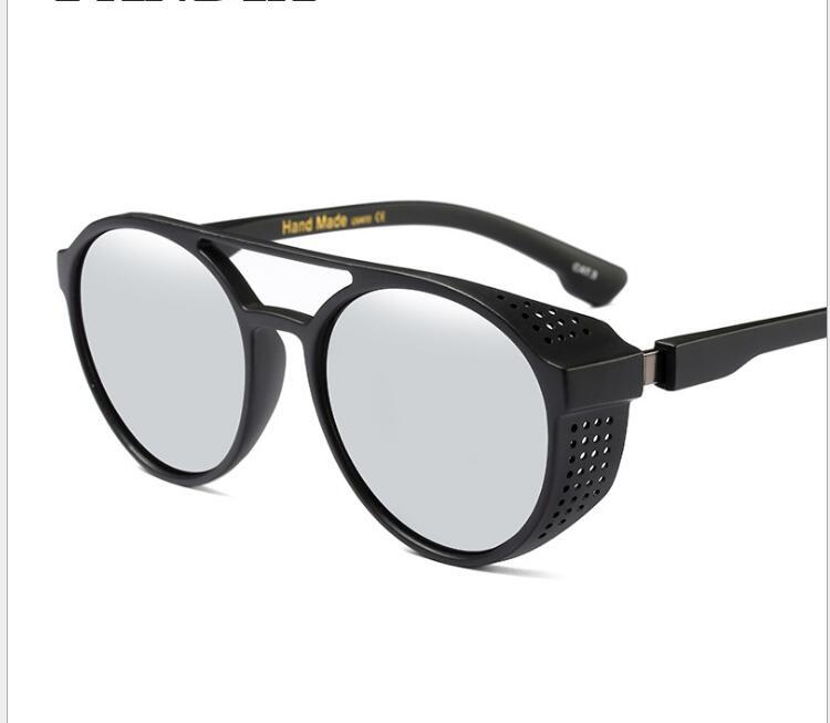 Frosted Sunglasses Retro Double Beam Sunglasses - Image 2