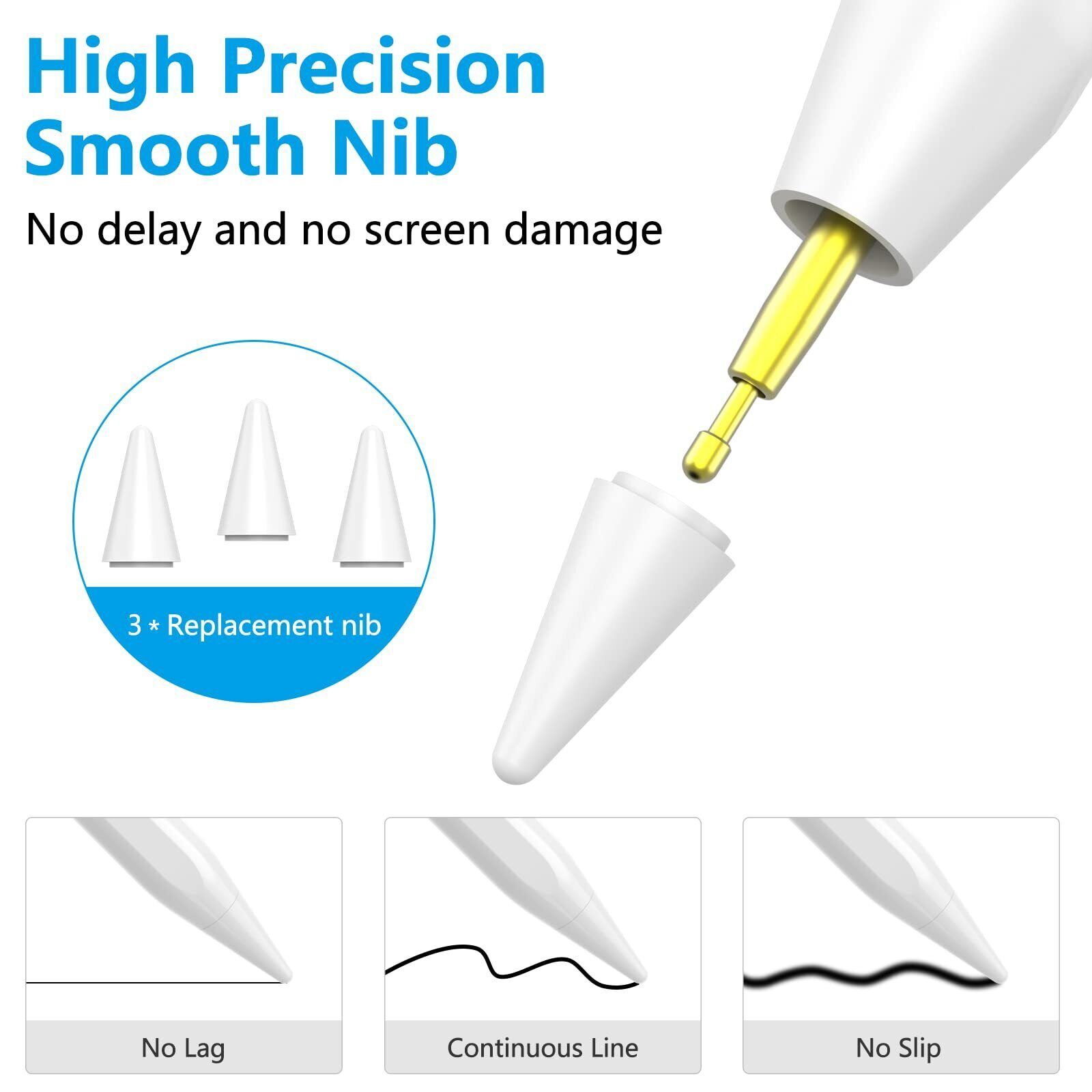 For Pencil 2nd Generation Stylus Pen For IPad-iPad Air-iPad Mini-iPad Pro - Image 10