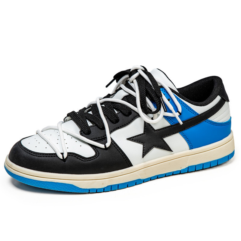 Men's Colorblock Sneakers Low-top Casual Board Shoes - Image 4