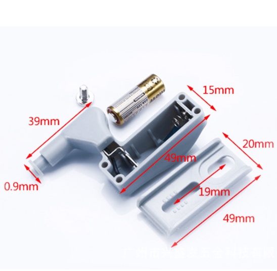 New Hot 10Pcs Unit Cabinet Cupboard Closet Hinge LED Light Lamp Emergency Helpful LED Sensor Light - Image 7