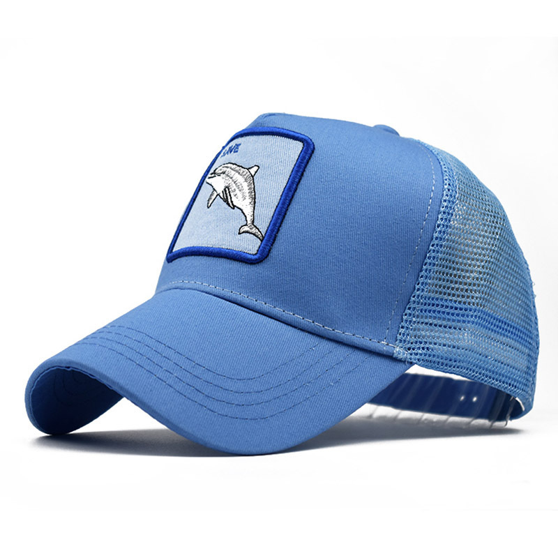 Animal Embroidery Net Cap Baseball - Image 6