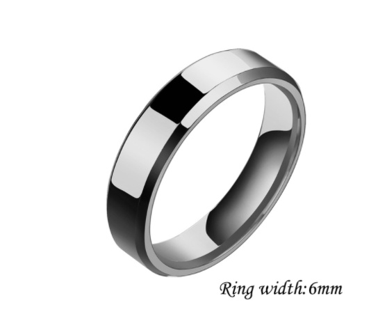 Niche Rings For Men And Women Stainless Steel Couple Rings - Image 4