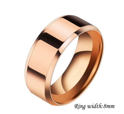 Niche Rings For Men And Women Stainless Steel Couple Rings - Image 8