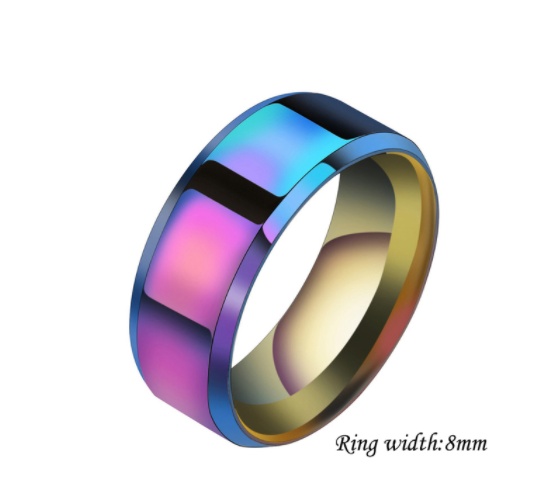 Niche Rings For Men And Women Stainless Steel Couple Rings - Image 10