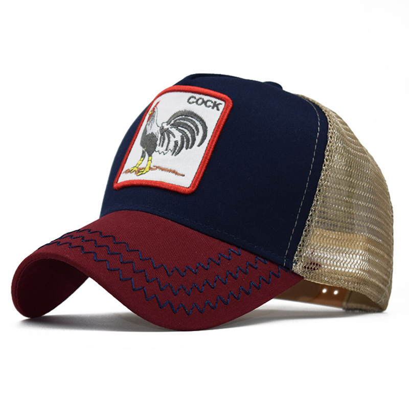 Animal Embroidery Net Cap Baseball - Image 5