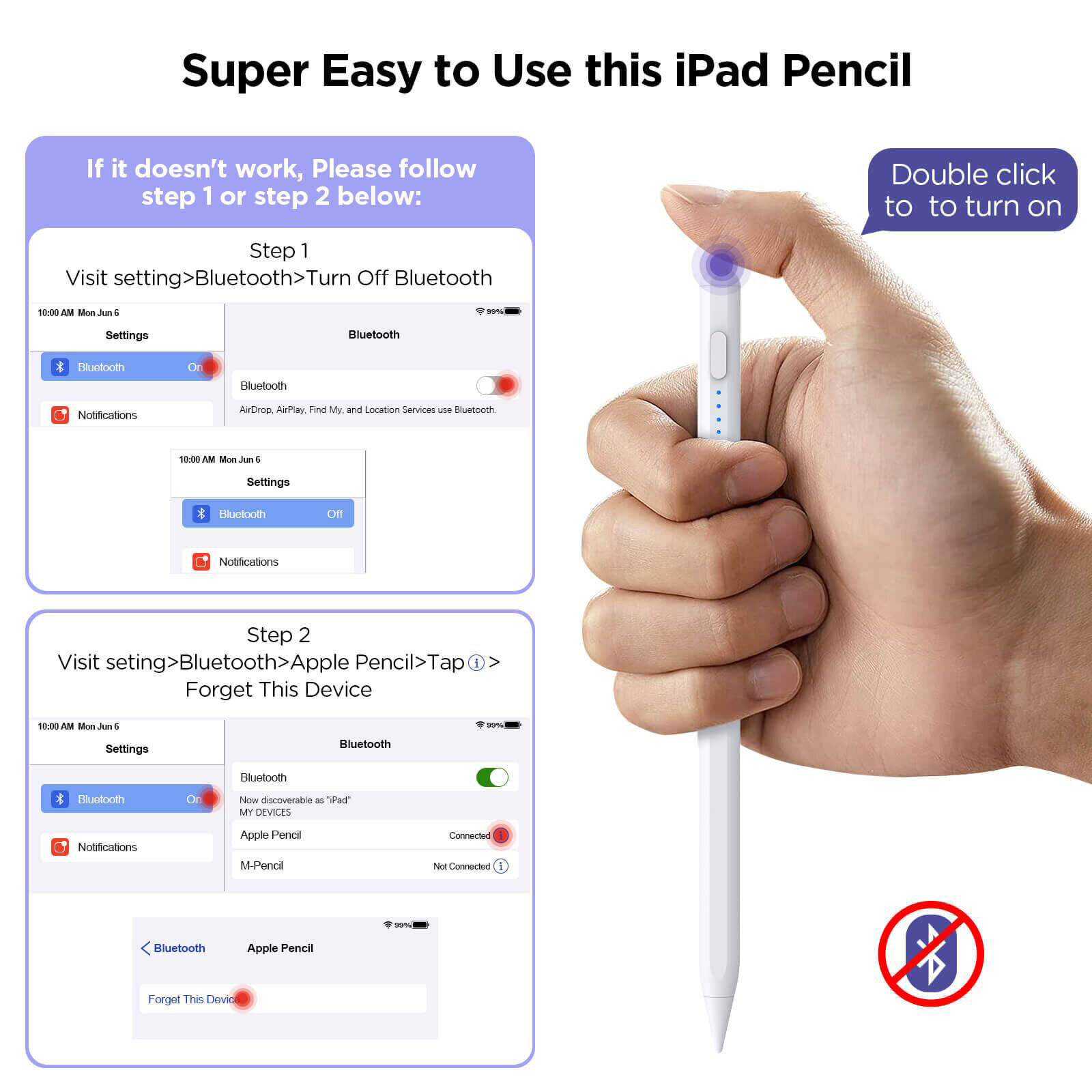 For Pencil 2nd Generation Stylus Pen For IPad-iPad Air-iPad Mini-iPad Pro - Image 6