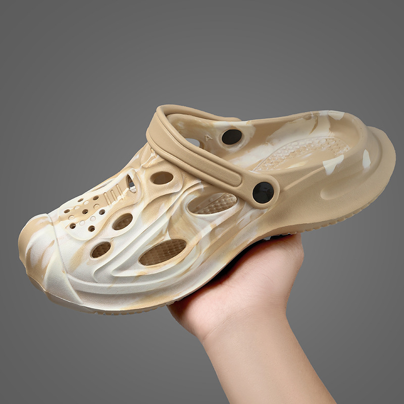 Outdoor New Non-slip Color Matching Slippers For Men - Image 7