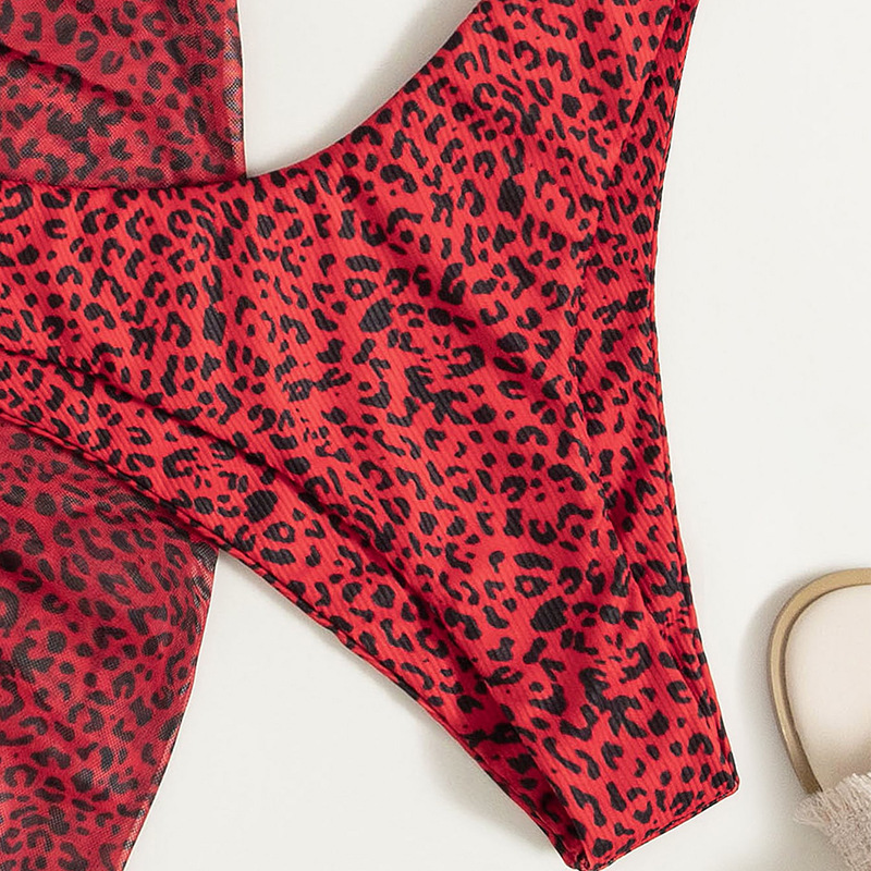 Three-piece Floral Bikini Beach Dress - Image 8