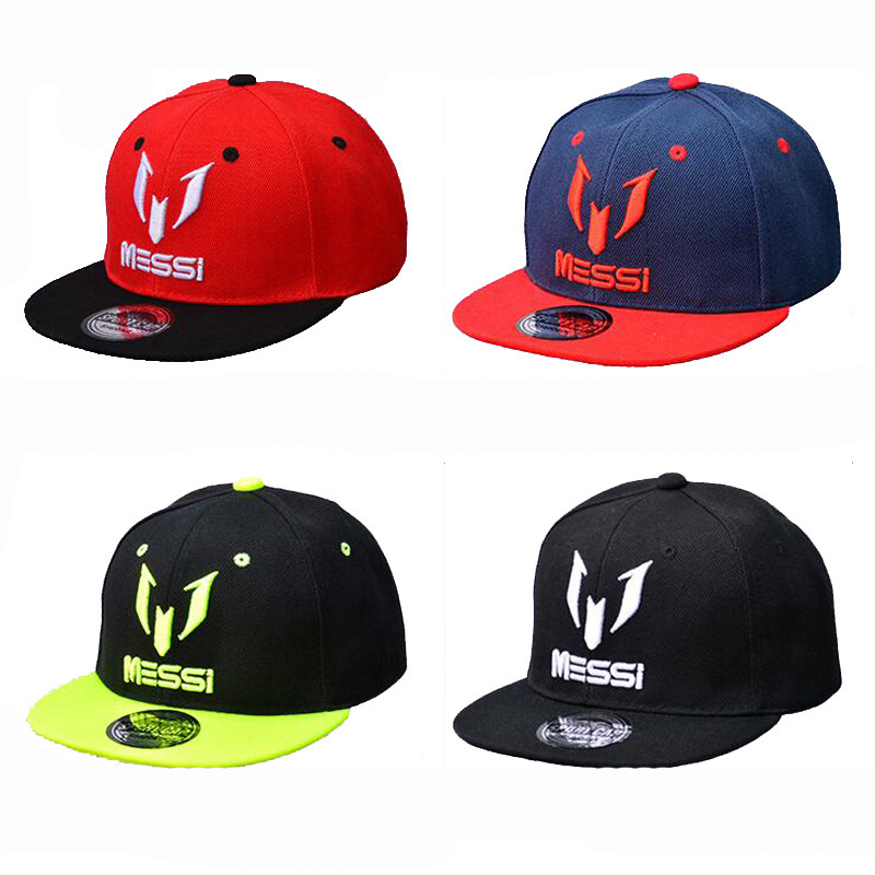 Children's Embroidery Baseball Hat Flat Brim Hip Hop - Image 7