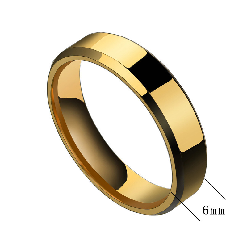 Niche Rings For Men And Women Stainless Steel Couple Rings - Image 6