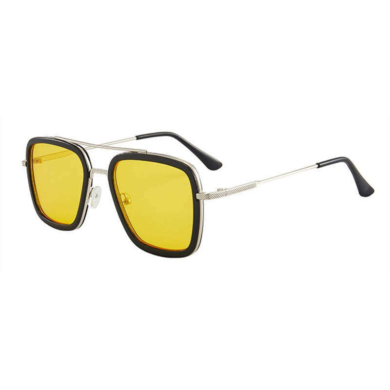 Sunglasses Male Sunglasses Women's Square Frame - Image 6